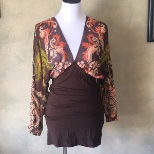 Nicole Miller Tunic Top